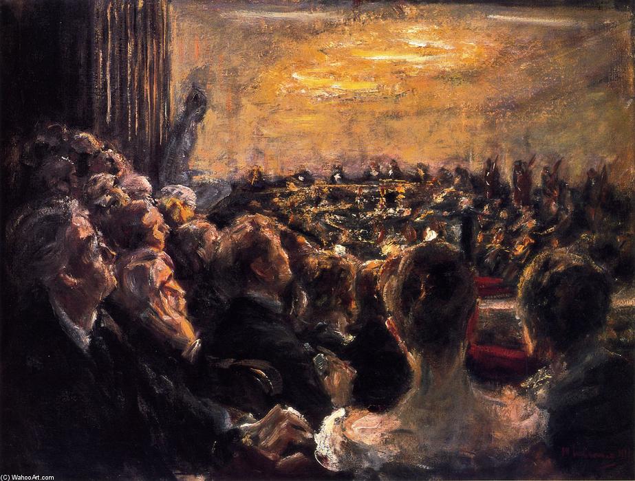 Wikioo.org - The Encyclopedia of Fine Arts - Painting, Artwork by Max Liebermann - Concert in the Opera House