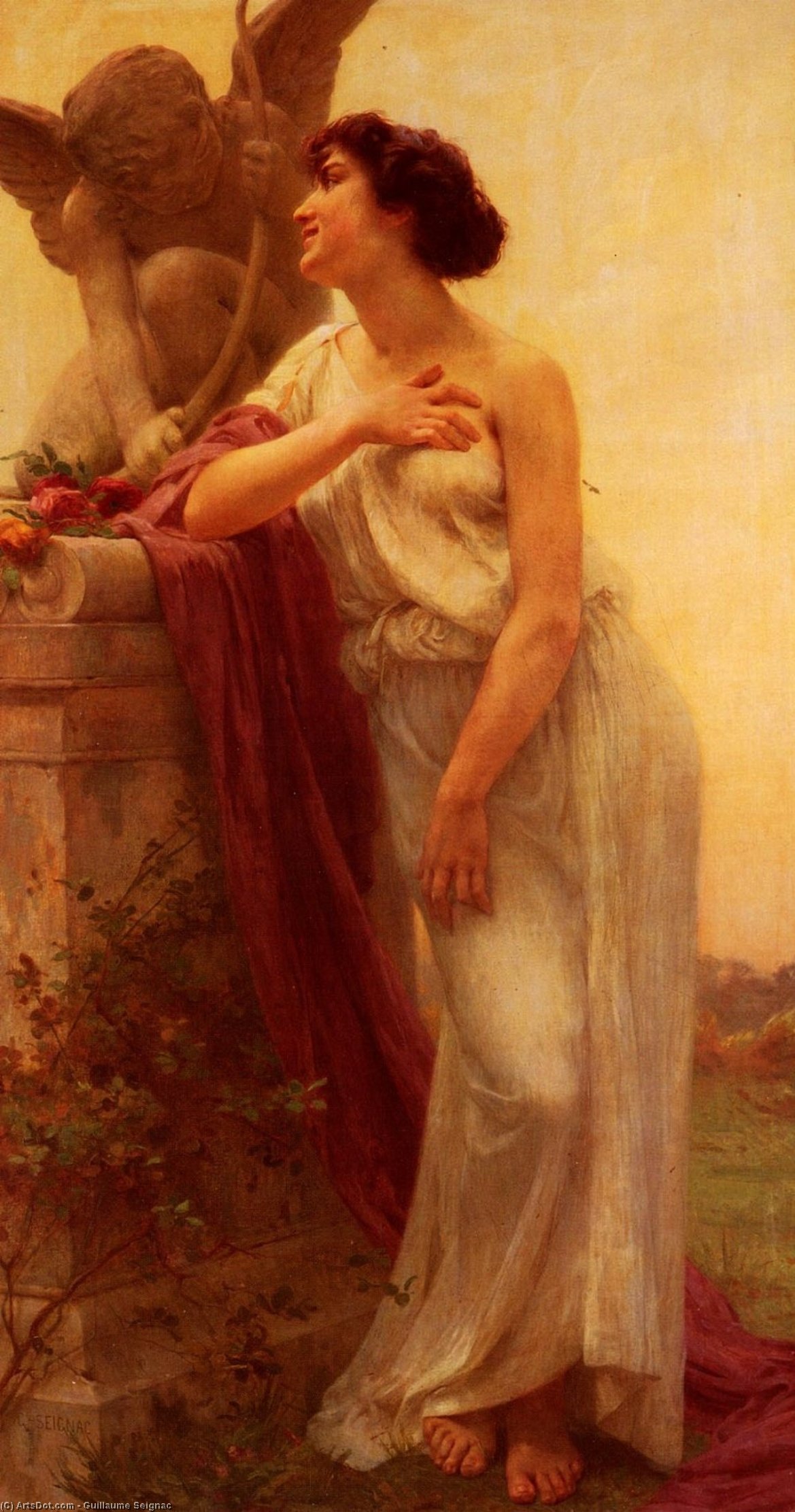 Wikioo.org - The Encyclopedia of Fine Arts - Painting, Artwork by Guillaume Seignac - Confidence