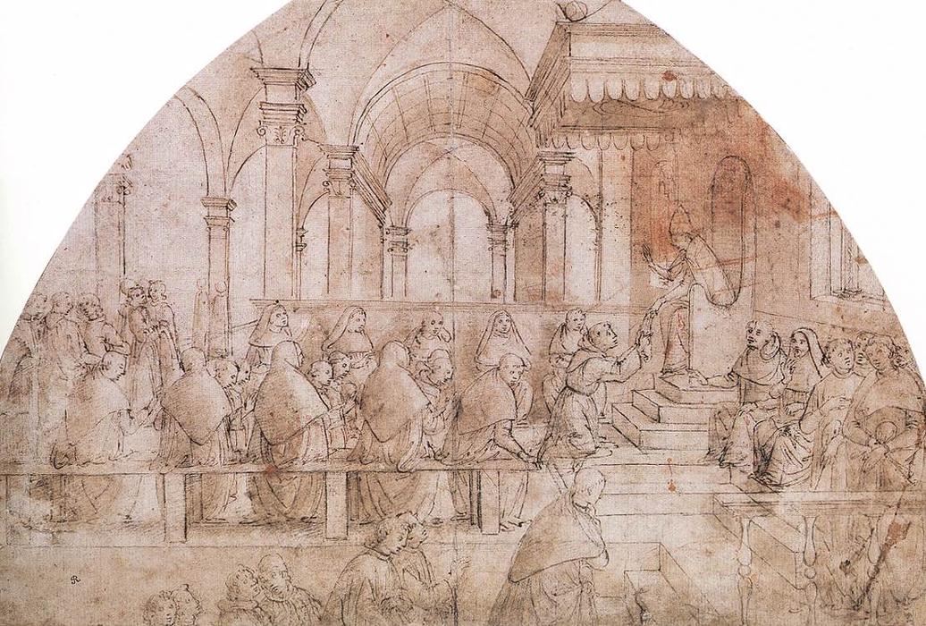 Wikioo.org - Die Enzyklopädie bildender Kunst - Malerei, Kunstwerk von Domenico Ghirlandaio - Bestätigung der Regel