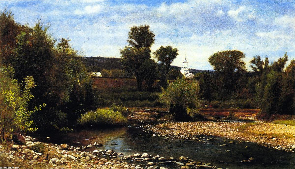Wikioo.org - The Encyclopedia of Fine Arts - Painting, Artwork by James Mcdougal Hart - Connecticut River