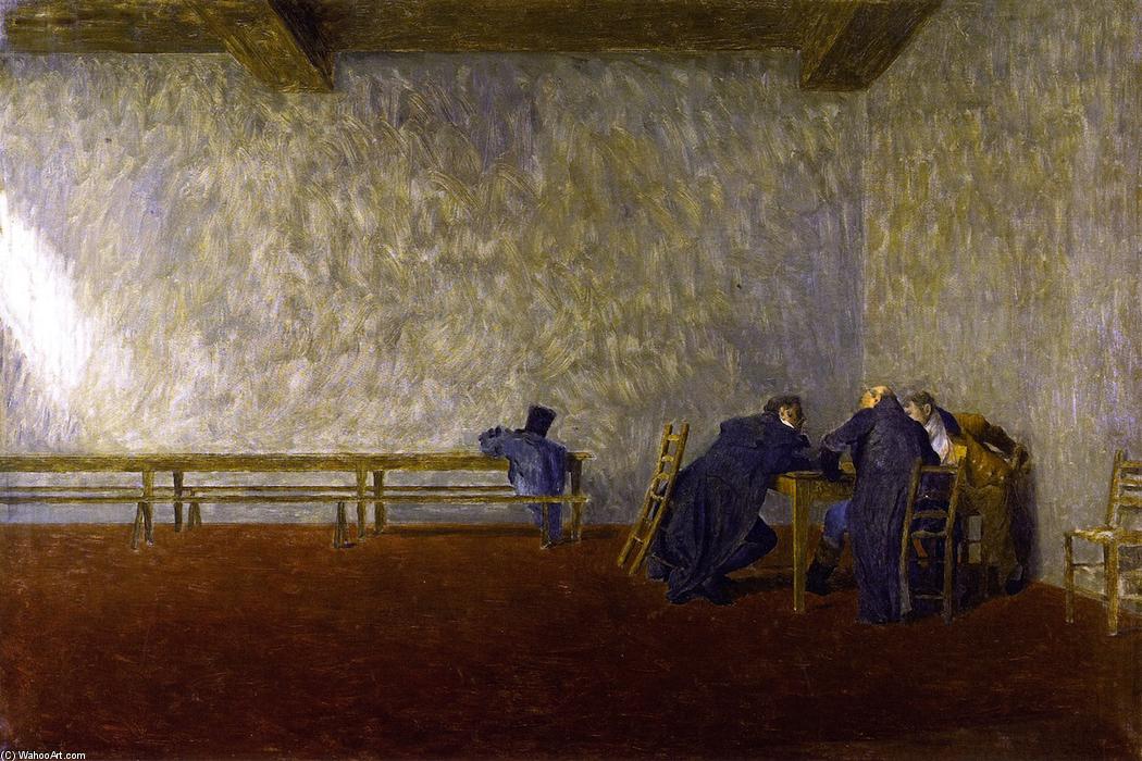Wikoo.org - موسوعة الفنون الجميلة - اللوحة، العمل الفني Jean Léon Gérôme - The Conspirators (sketch)