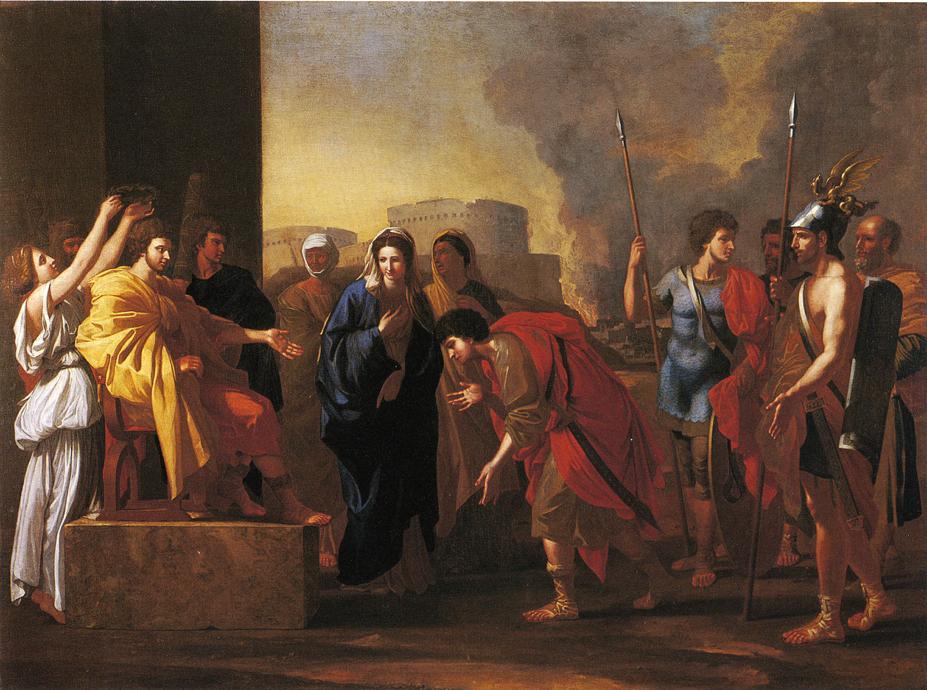 Wikioo.org - The Encyclopedia of Fine Arts - Painting, Artwork by John Smibert - The Continence of Scipio (after Nicholas Poussin)