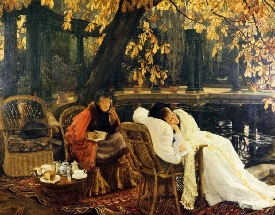 Wikioo.org - The Encyclopedia of Fine Arts - Painting, Artwork by James Jacques Joseph Tissot - A Convalescent