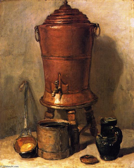 WikiOO.org - دایره المعارف هنرهای زیبا - نقاشی، آثار هنری Jean-Baptiste Simeon Chardin - The Copper Cistern