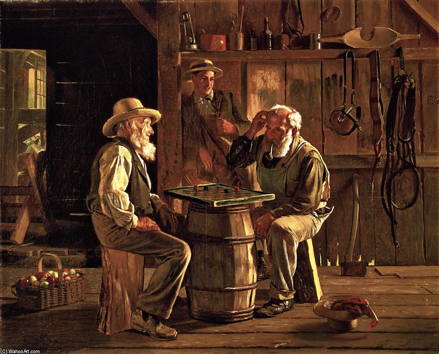 Wikioo.org - The Encyclopedia of Fine Arts - Painting, Artwork by John George Brown - Cornered
