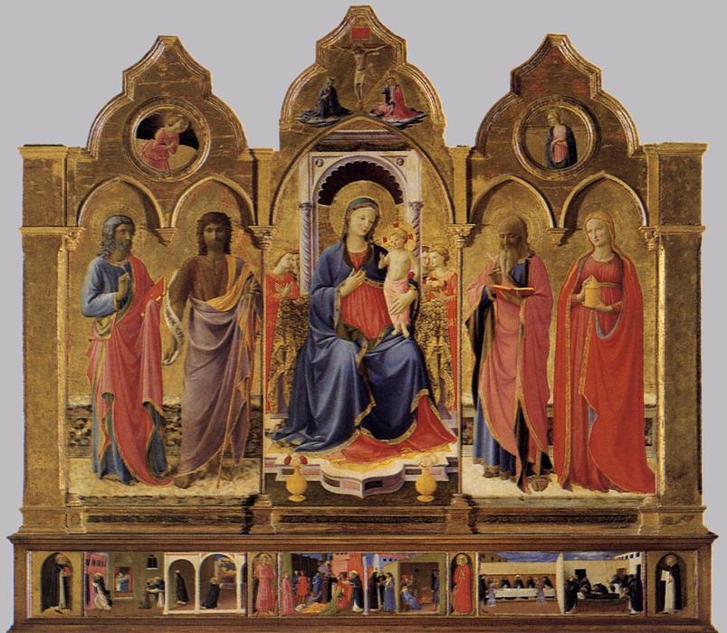 Wikioo.org - The Encyclopedia of Fine Arts - Painting, Artwork by Fra Angelico - Cortona Polyptych