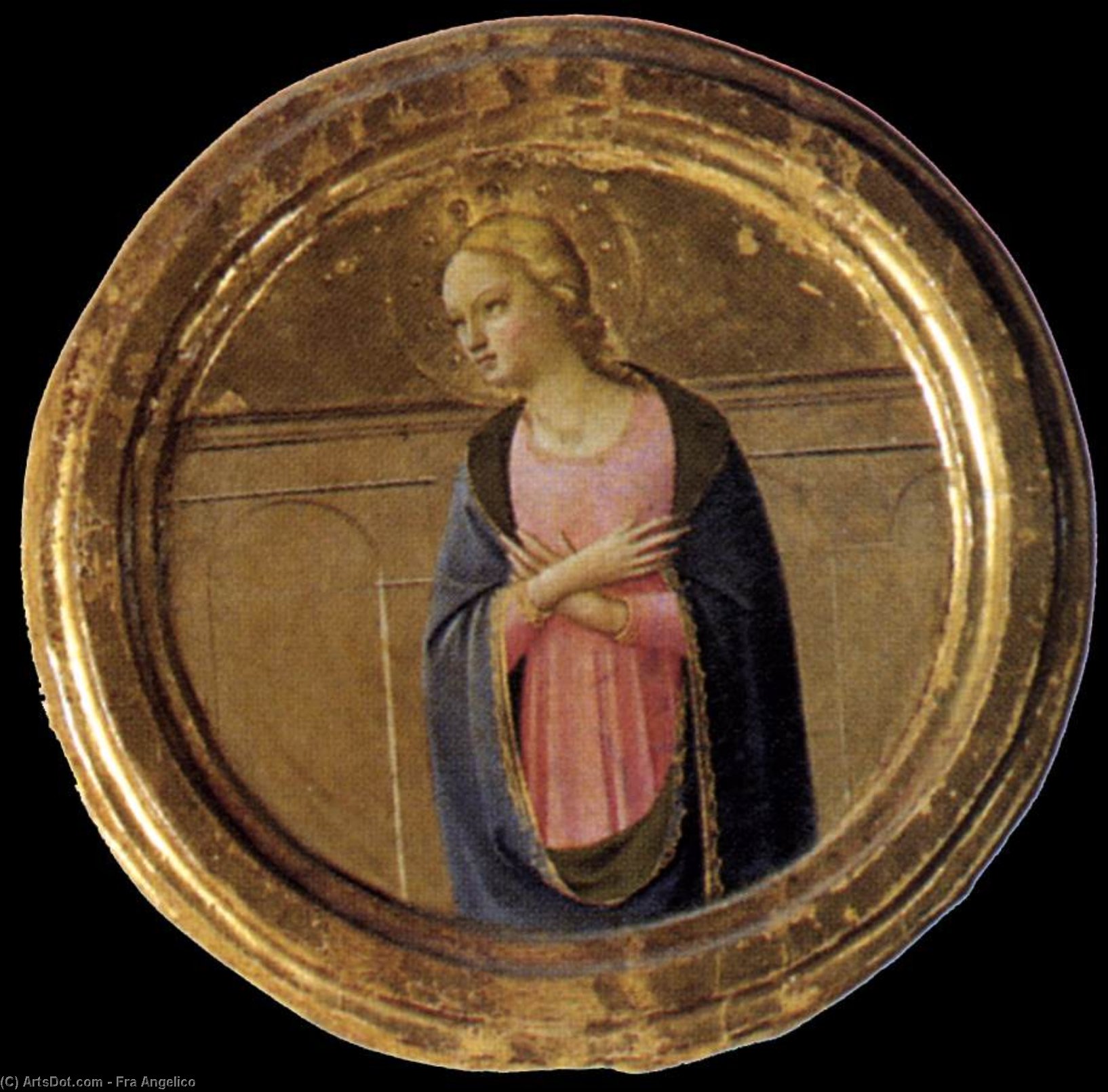 Wikioo.org - The Encyclopedia of Fine Arts - Painting, Artwork by Fra Angelico - Cortona Polyptych (detail)