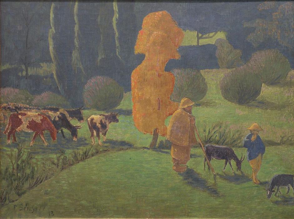 Wikioo.org - The Encyclopedia of Fine Arts - Painting, Artwork by Paul Serusier - The Corydon shepherd