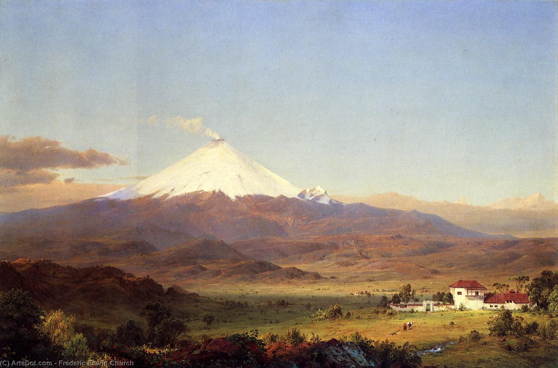 Wikioo.org - The Encyclopedia of Fine Arts - Painting, Artwork by Frederic Edwin Church - Cotopaxi