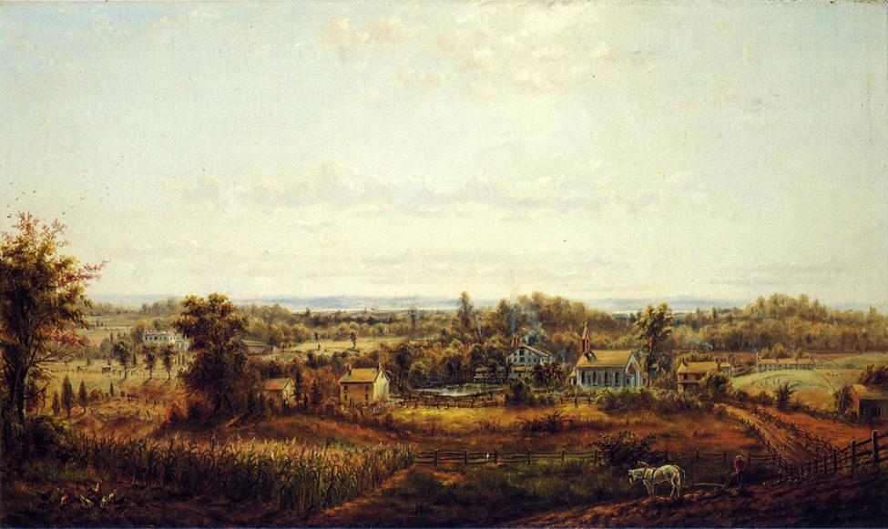 WikiOO.org - Enciklopedija likovnih umjetnosti - Slikarstvo, umjetnička djela Edward Lamson Henry - Country Landscape