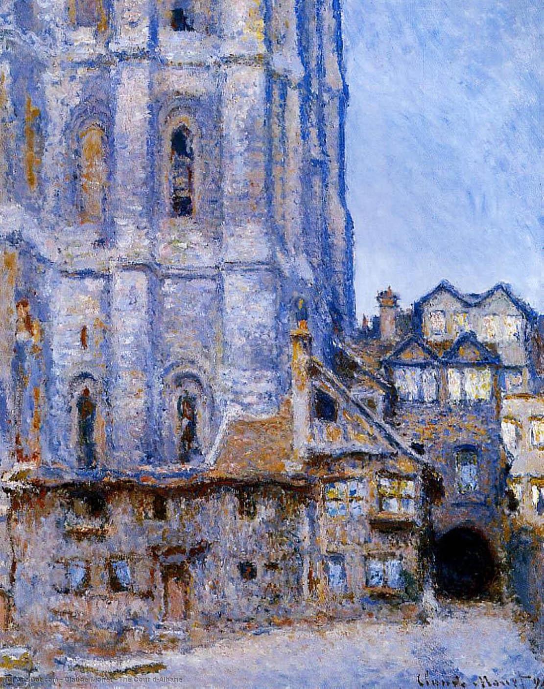 Wikioo.org – L'Encyclopédie des Beaux Arts - Peinture, Oeuvre de Claude Monet - La Cour d Albane