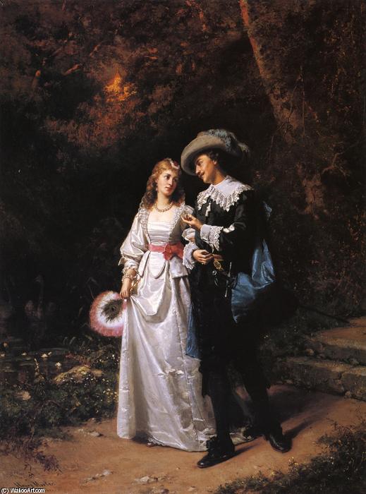 Wikioo.org - The Encyclopedia of Fine Arts - Painting, Artwork by Henry Mosler - Courtship