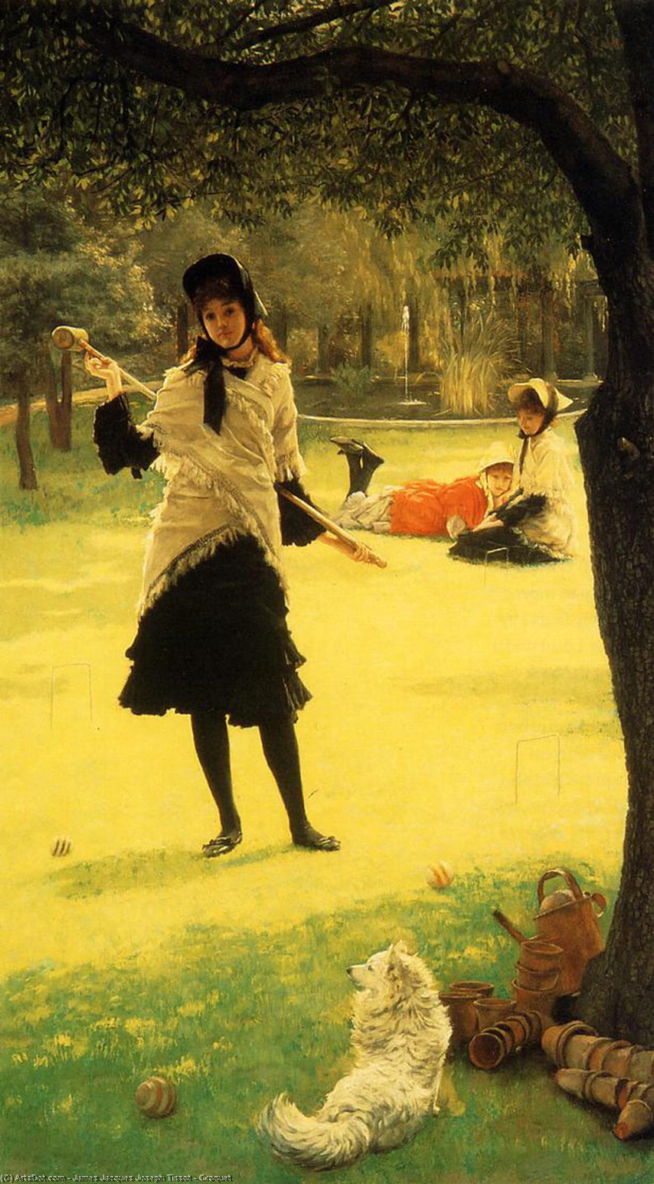 WikiOO.org - Enciclopedia of Fine Arts - Pictura, lucrări de artă James Jacques Joseph Tissot - Croquet