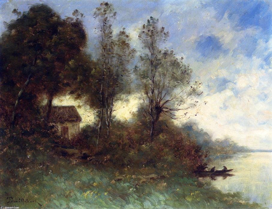 WikiOO.org - אנציקלופדיה לאמנויות יפות - ציור, יצירות אמנות Paul Désiré Trouillebert - Crossing by Boat