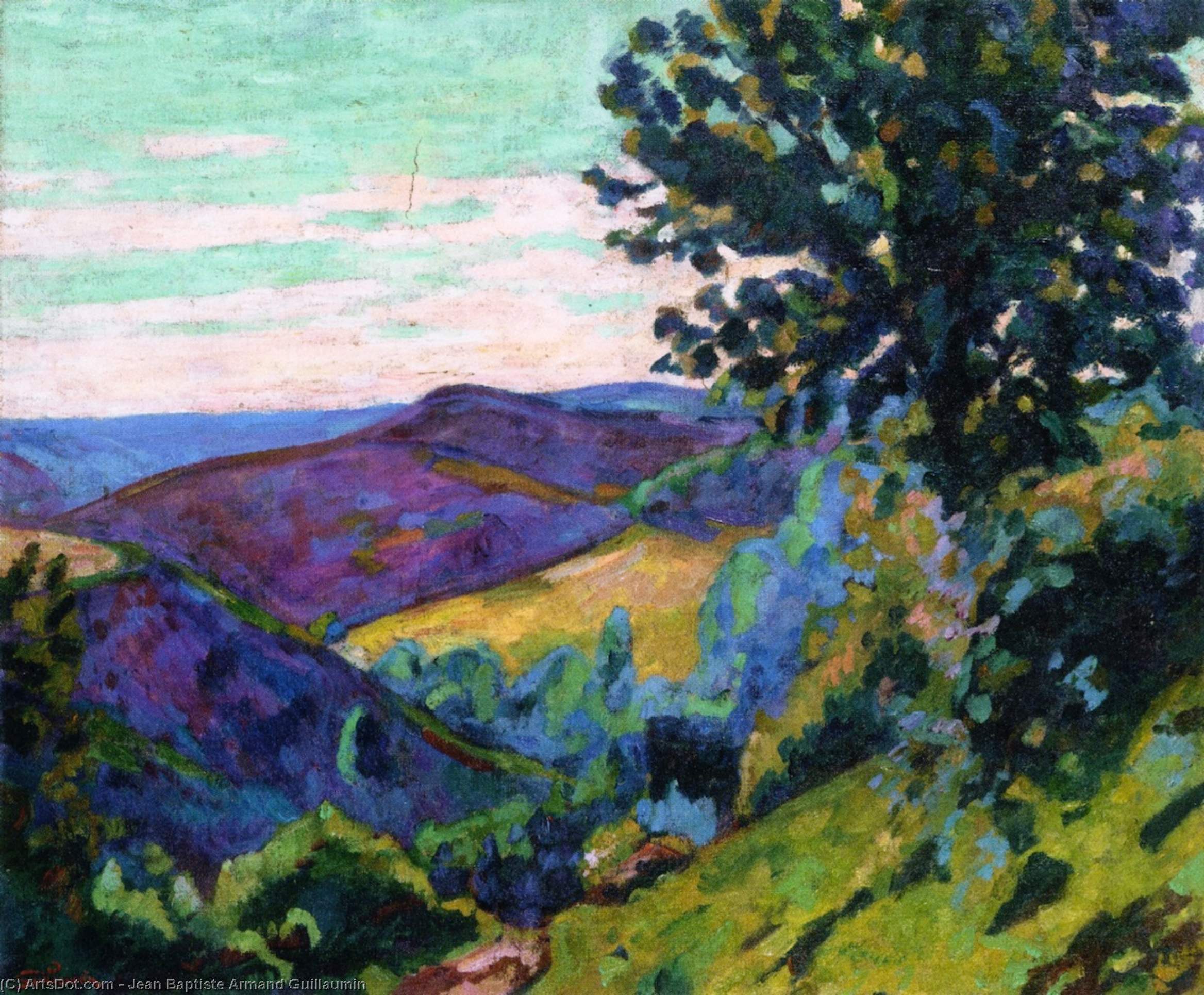 Wikioo.org - The Encyclopedia of Fine Arts - Painting, Artwork by Jean Baptiste Armand Guillaumin - Crozant Landscape