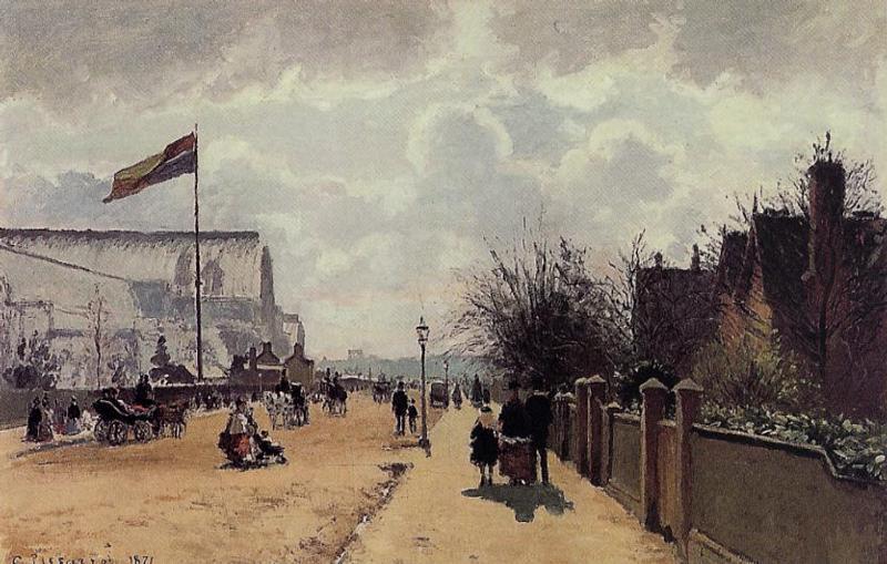 Wikioo.org - The Encyclopedia of Fine Arts - Painting, Artwork by Camille Pissarro - The Crystal Palace, London