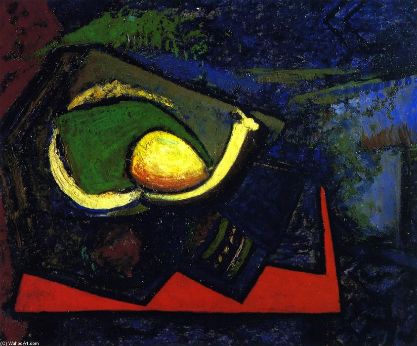 WikiOO.org - Енциклопедія образотворчого мистецтва - Живопис, Картини
 Alfred Henry Maurer - Cubist Still Life with Pear