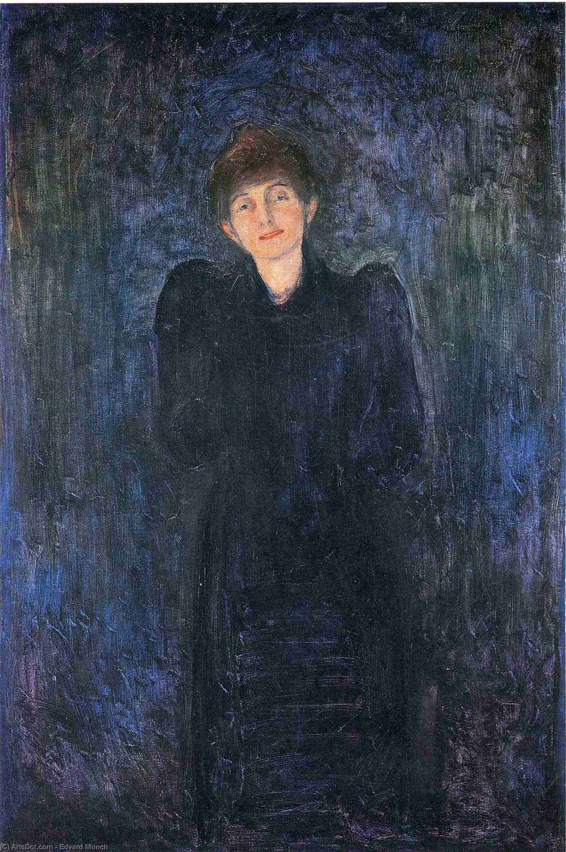 Wikioo.org – La Enciclopedia de las Bellas Artes - Pintura, Obras de arte de Edvard Munch - dagny juel przybyszewska