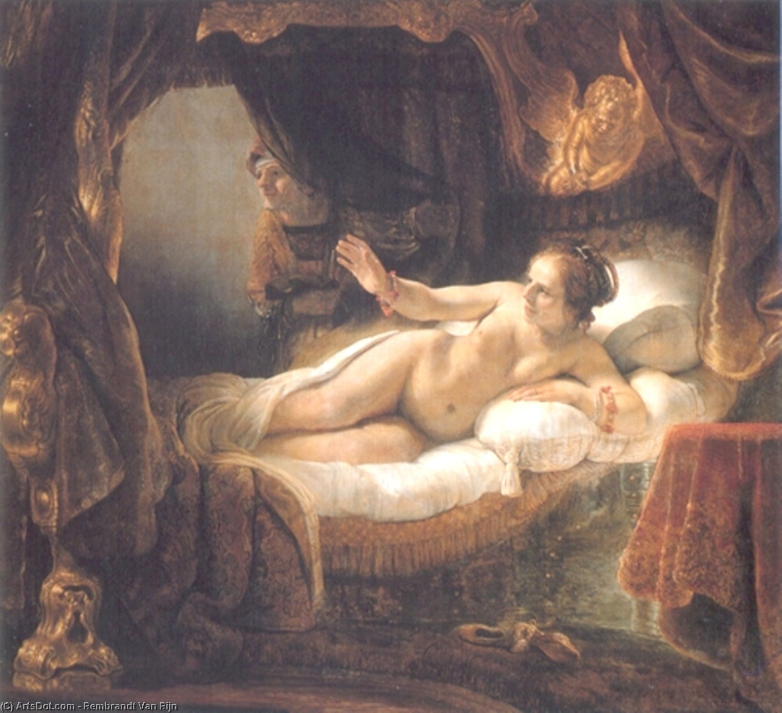 Wikioo.org - The Encyclopedia of Fine Arts - Painting, Artwork by Rembrandt Van Rijn - Danea