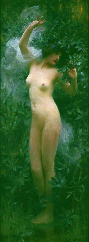 Wikioo.org - The Encyclopedia of Fine Arts - Painting, Artwork by Arthur Hacker - Daphne