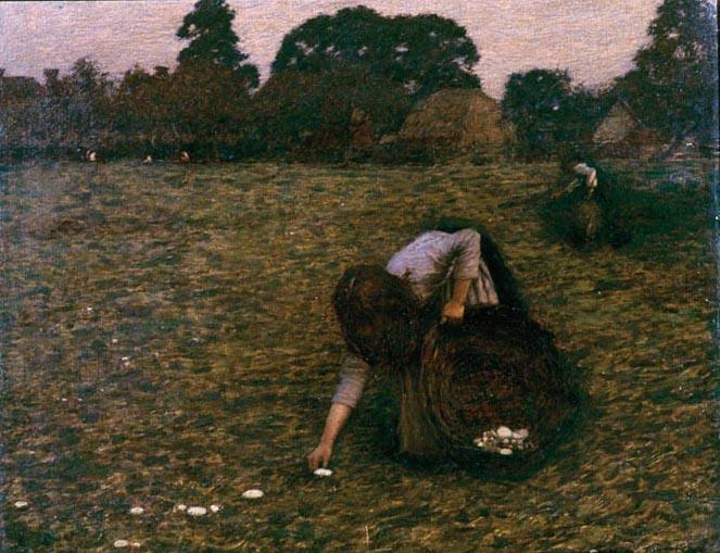 Wikioo.org - The Encyclopedia of Fine Arts - Painting, Artwork by Henry Herbert La Thangue - The Dawn