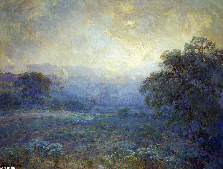 Wikioo.org - The Encyclopedia of Fine Arts - Painting, Artwork by Robert Julian Onderdonk - Dawn in the Hills