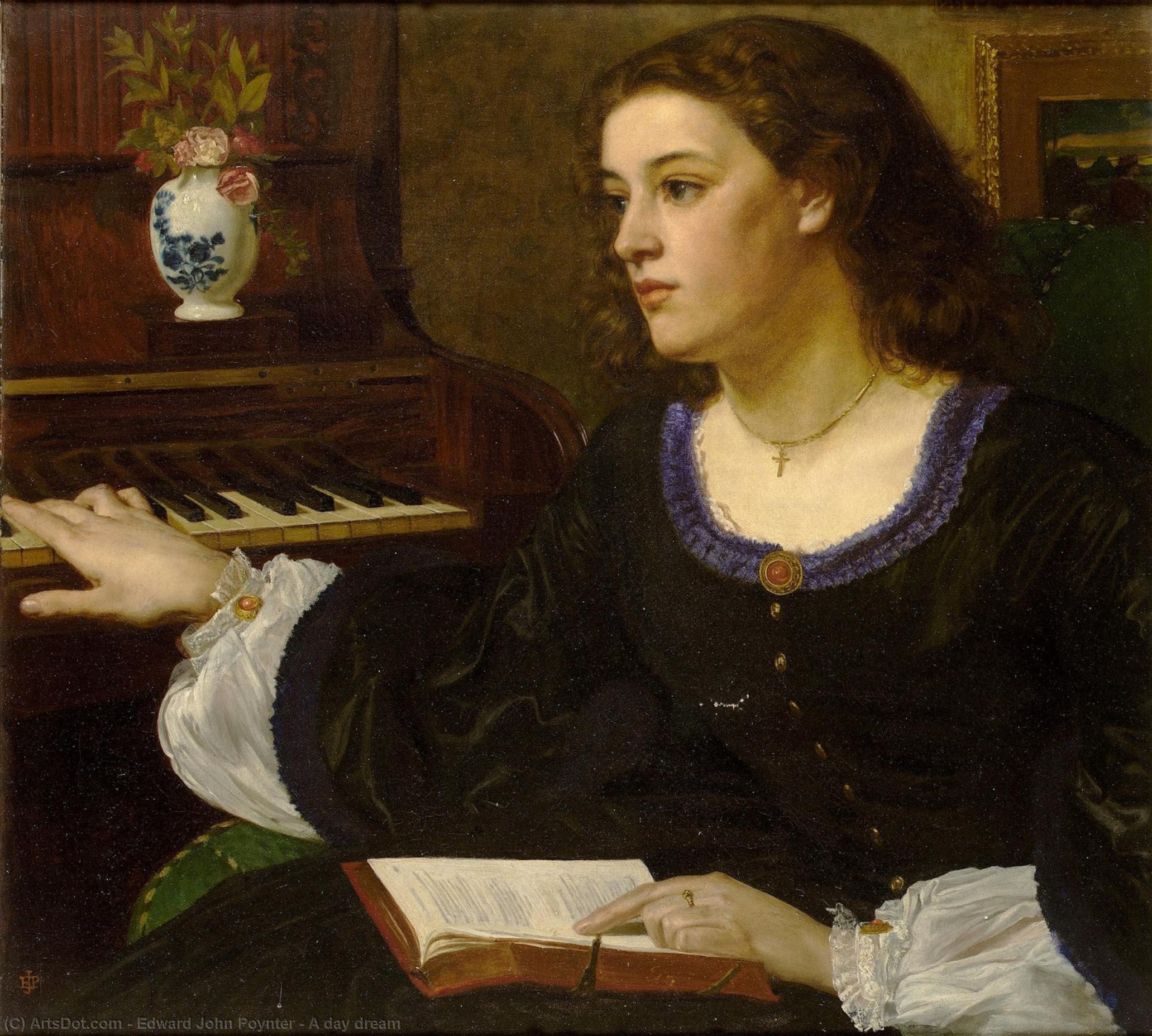 Wikioo.org - The Encyclopedia of Fine Arts - Painting, Artwork by Edward John Poynter - A day dream