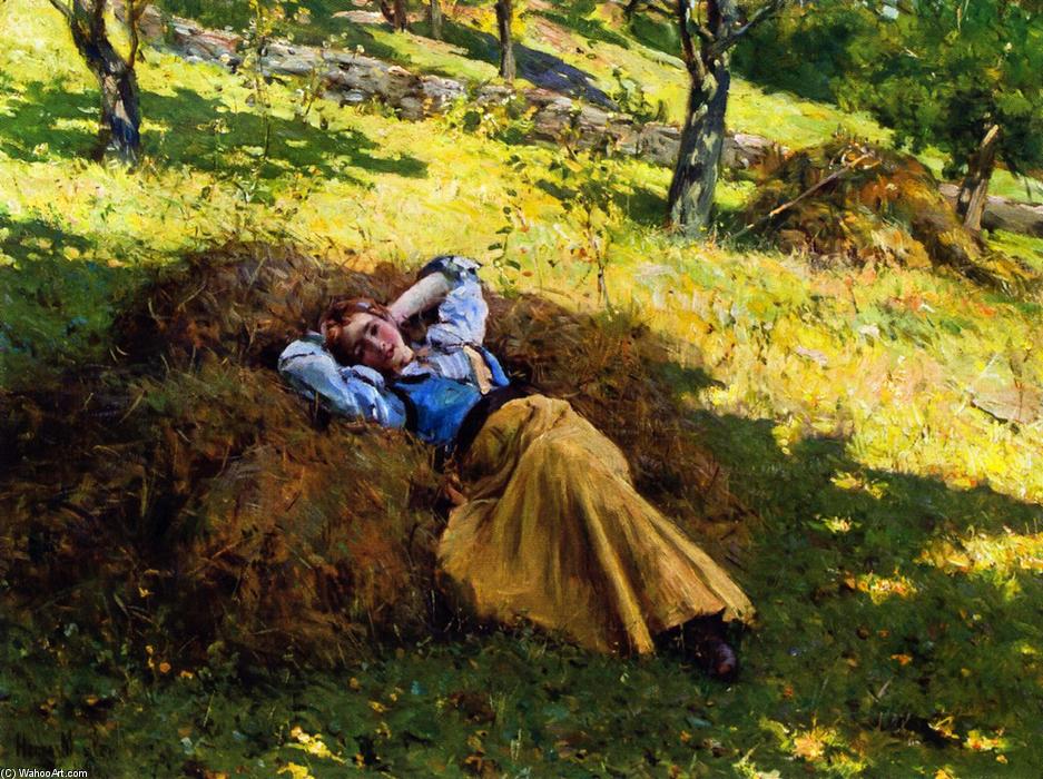 Wikioo.org - The Encyclopedia of Fine Arts - Painting, Artwork by Henry Mosler - Daydreaming