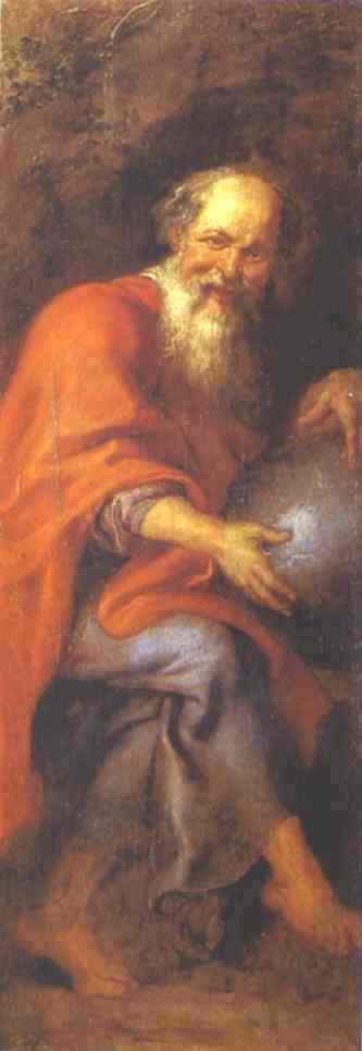 Wikioo.org - The Encyclopedia of Fine Arts - Painting, Artwork by Peter Paul Rubens - Democritus