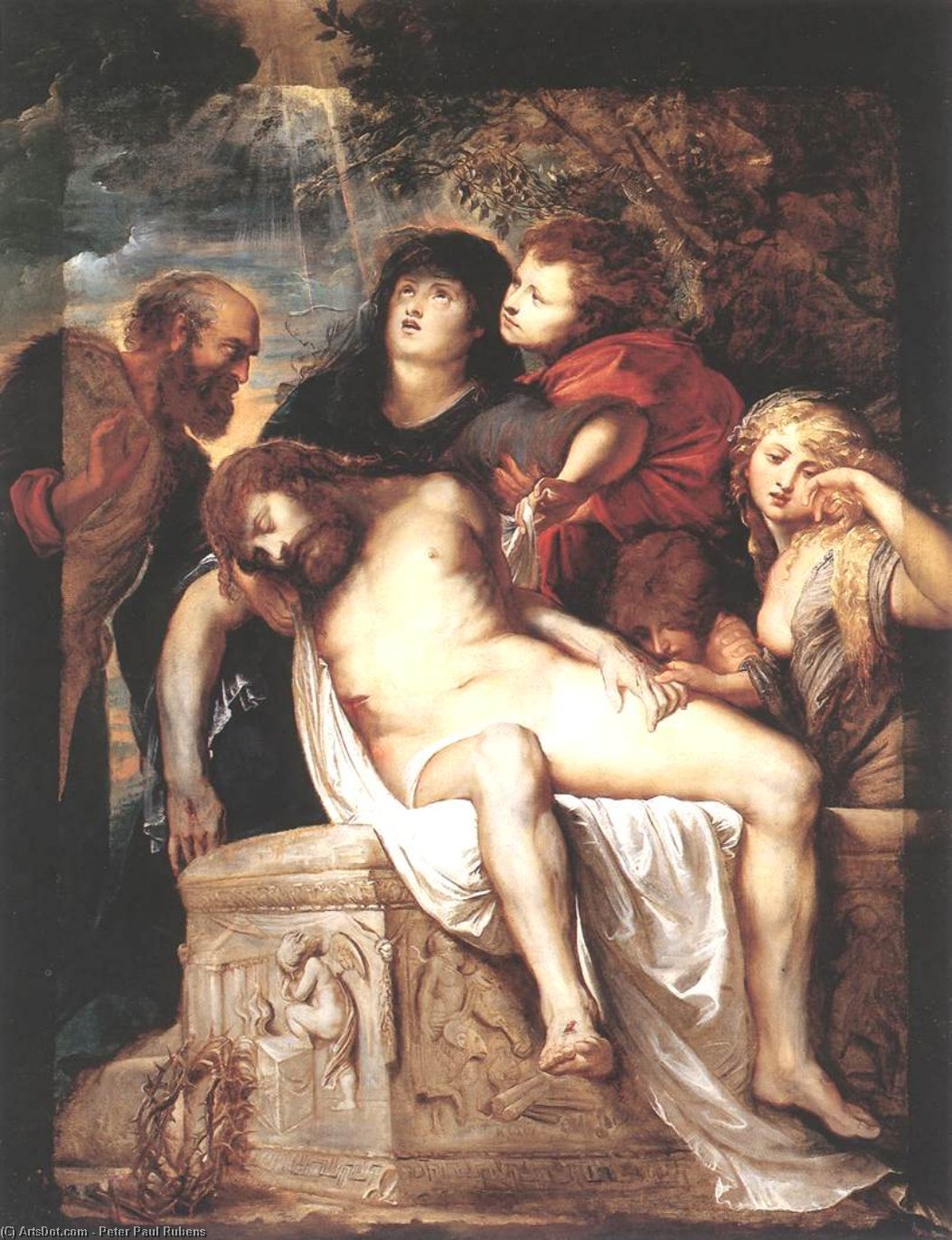 Wikioo.org - The Encyclopedia of Fine Arts - Painting, Artwork by Peter Paul Rubens - The Deposition