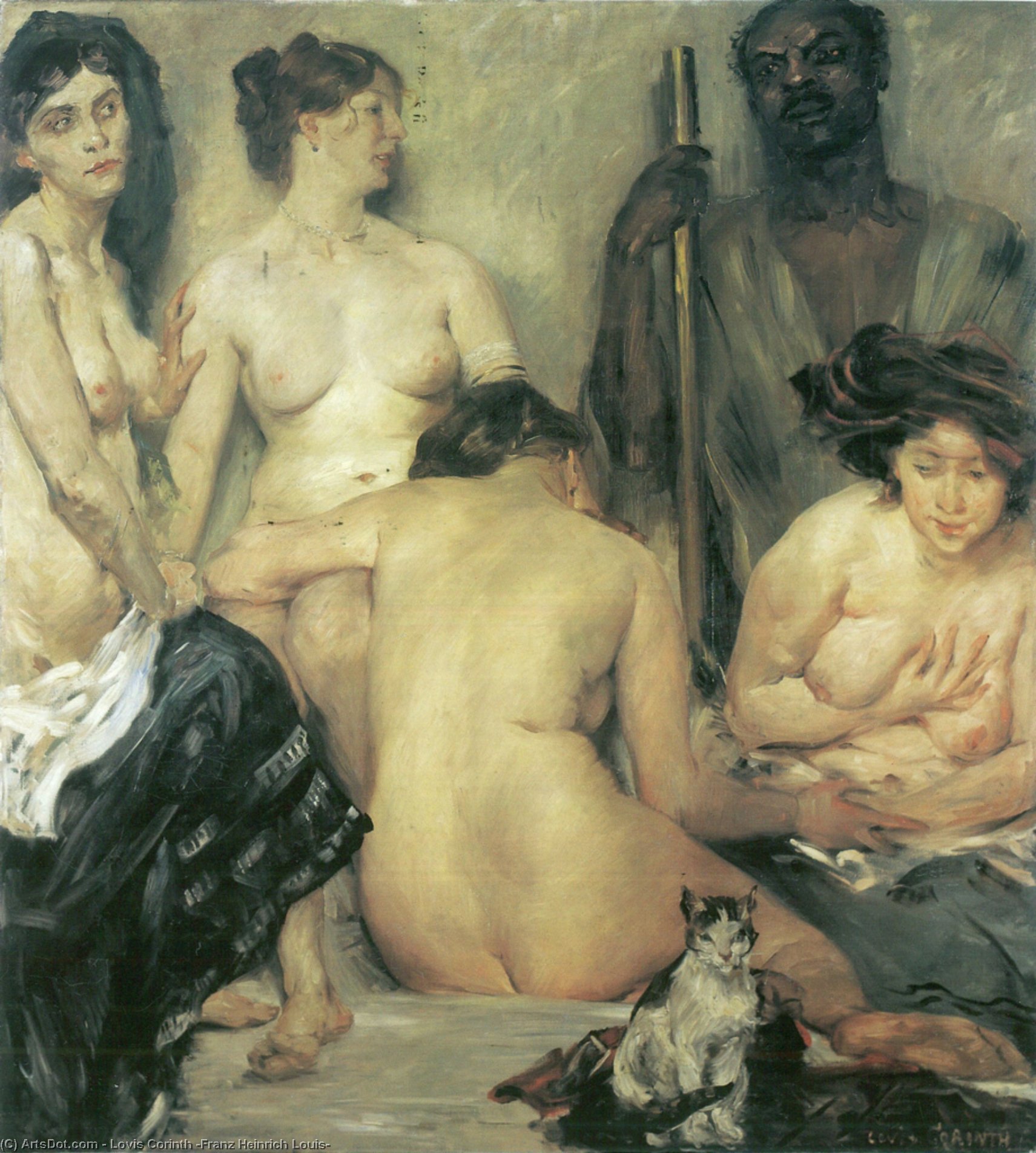Wikioo.org - The Encyclopedia of Fine Arts - Painting, Artwork by Lovis Corinth (Franz Heinrich Louis) - Der Harem