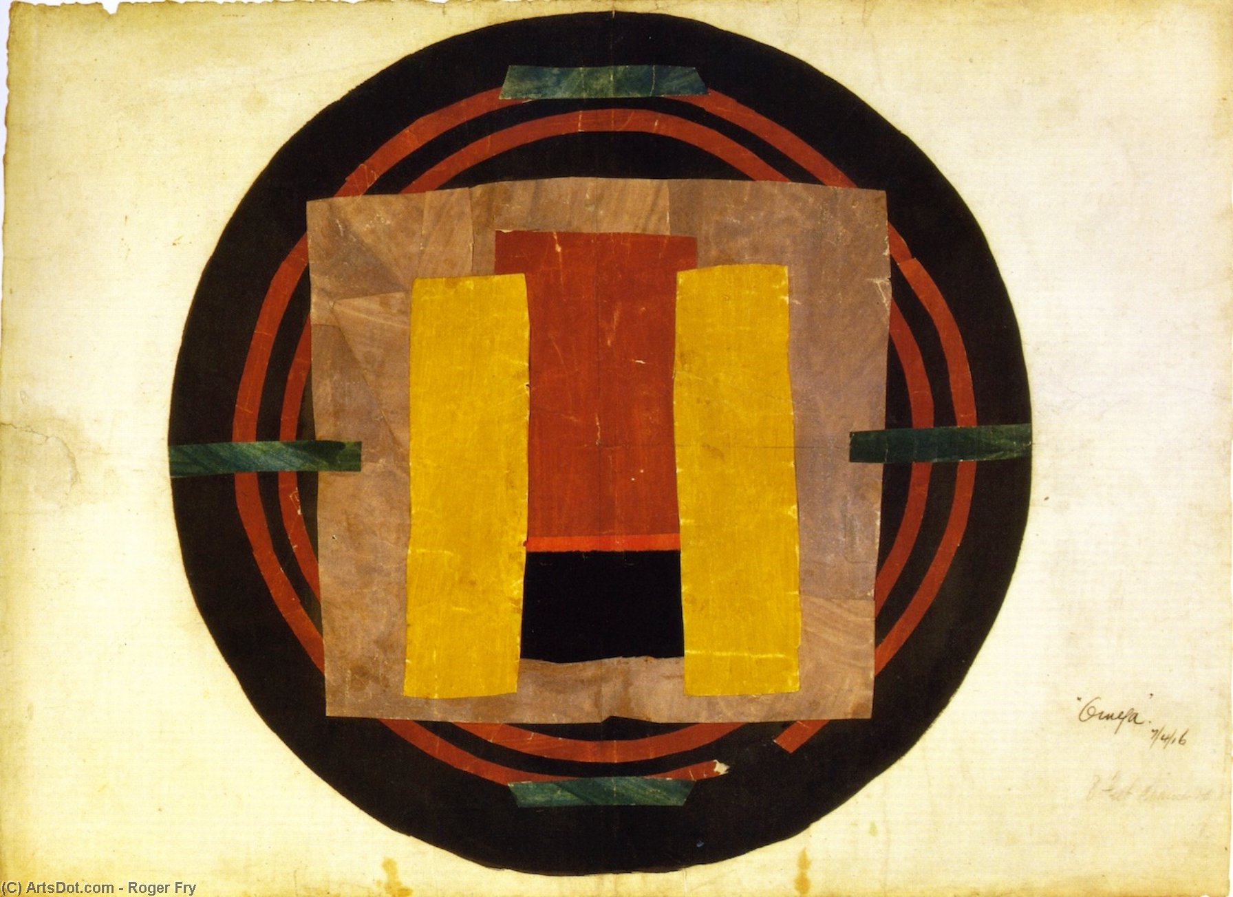 Wikioo.org - The Encyclopedia of Fine Arts - Painting, Artwork by Roger Fry - Design for a Rug for Arthur Rock