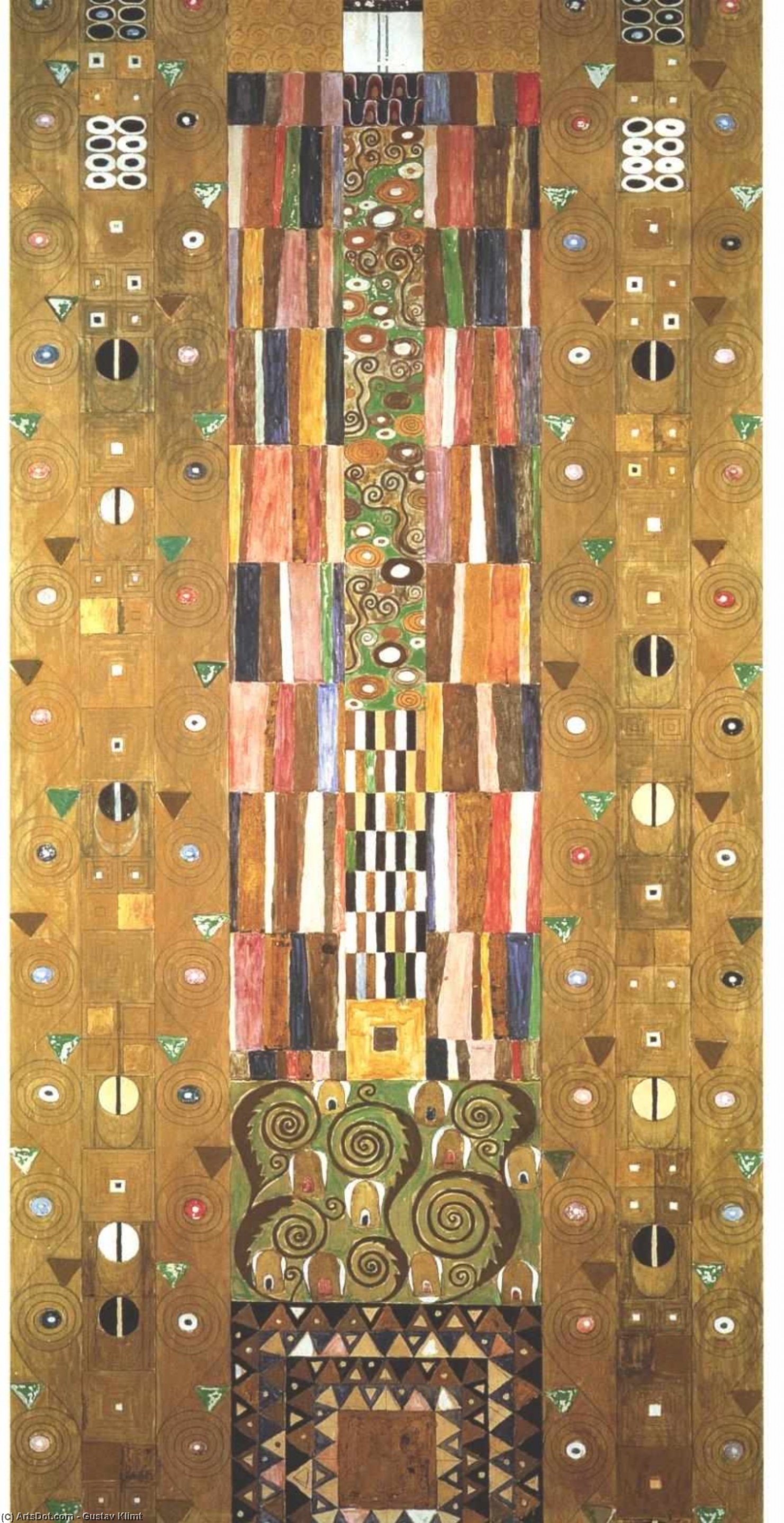 WikiOO.org – 美術百科全書 - 繪畫，作品 Gustav Klimt - 为Stocletfries设计