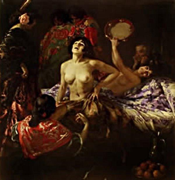 Wikioo.org - The Encyclopedia of Fine Arts - Painting, Artwork by Julio Vila Prades - Desnudo