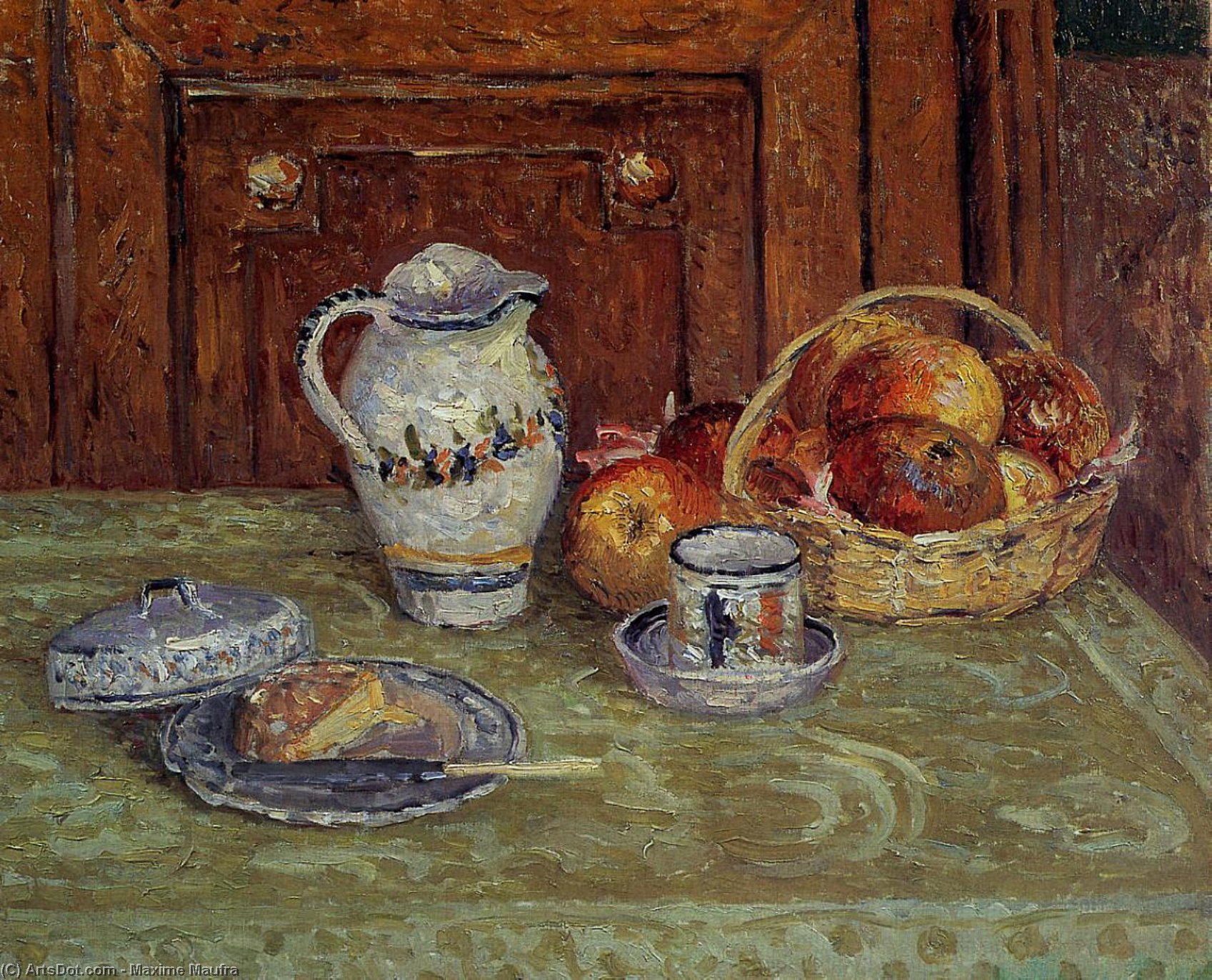Wikioo.org - The Encyclopedia of Fine Arts - Painting, Artwork by Maxime Emile Louis Maufra - Dessert