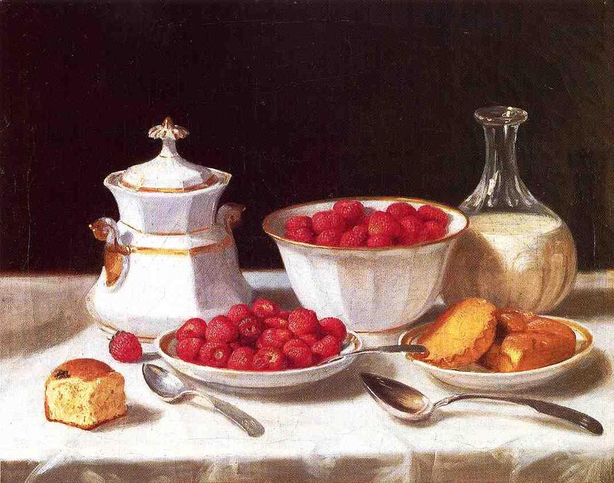 Wikioo.org - The Encyclopedia of Fine Arts - Painting, Artwork by John F Francis - The Dessert Table