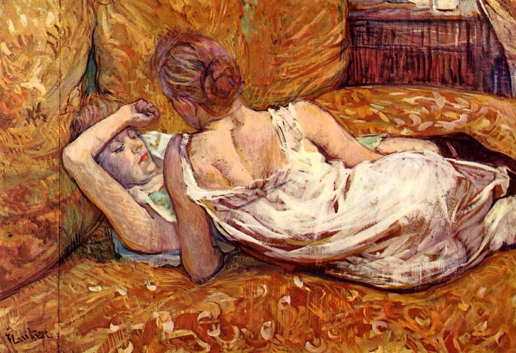 Wikioo.org – L'Enciclopedia delle Belle Arti - Pittura, Opere di Henri De Toulouse Lautrec - Devozione: due amiche