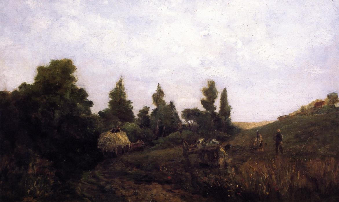 Wikioo.org - The Encyclopedia of Fine Arts - Painting, Artwork by William Morris Hunt - Dinan, Brittany