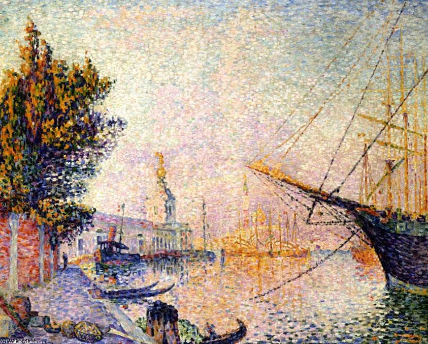Wikioo.org - The Encyclopedia of Fine Arts - Painting, Artwork by Paul Signac - The Dogana