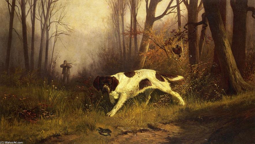 Wikioo.org - The Encyclopedia of Fine Arts - Painting, Artwork by Edmund Henry Osthaus - Dog with Hunter
