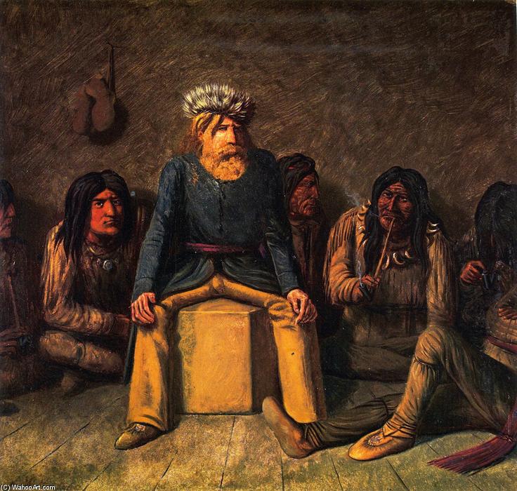 Wikioo.org - The Encyclopedia of Fine Arts - Painting, Artwork by William George Richardson Hind - Donald Smith (Lord Strathcona) at North West River