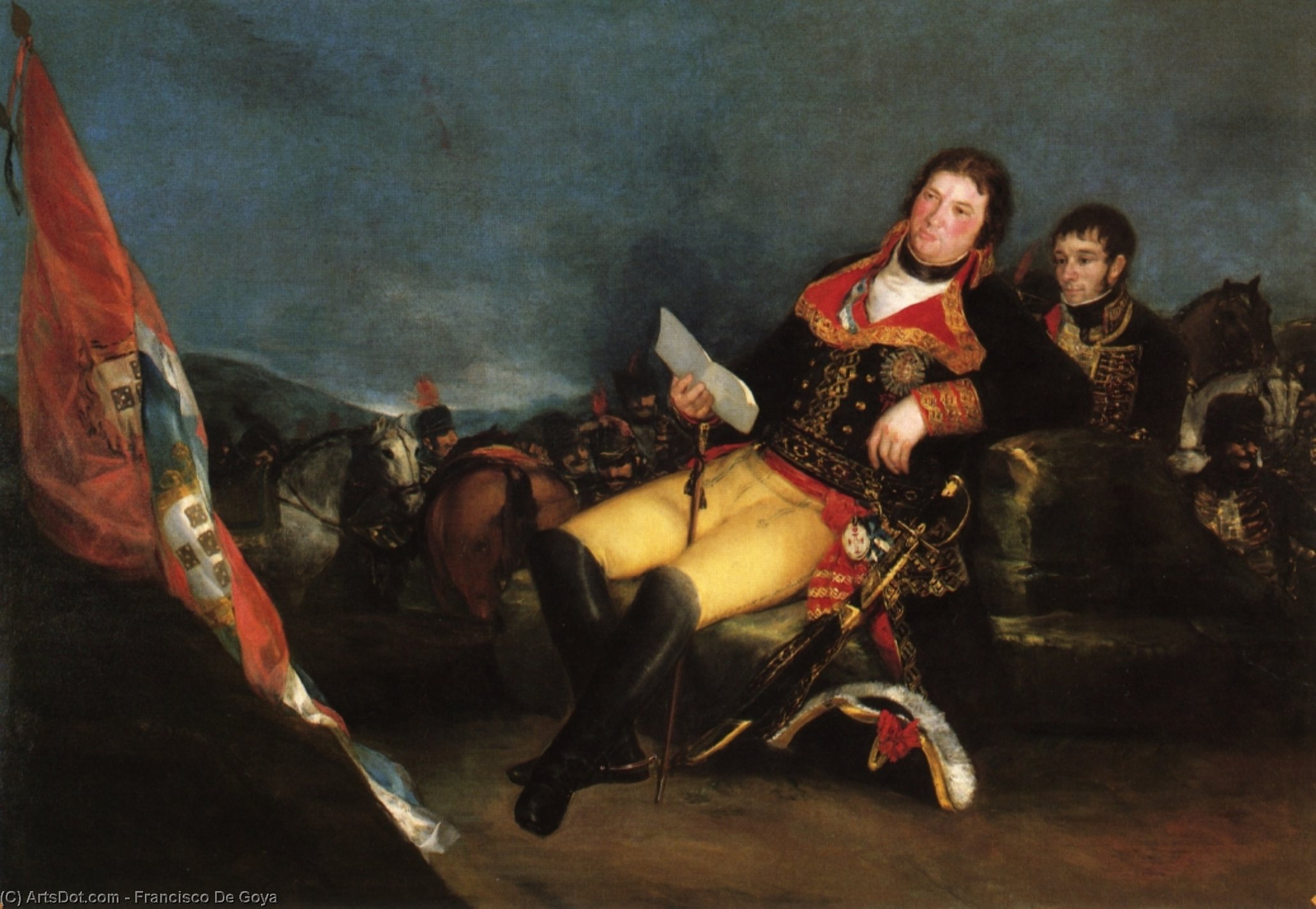 Wikioo.org - Bách khoa toàn thư về mỹ thuật - Vẽ tranh, Tác phẩm nghệ thuật Francisco De Goya - Don Manuel Godoy