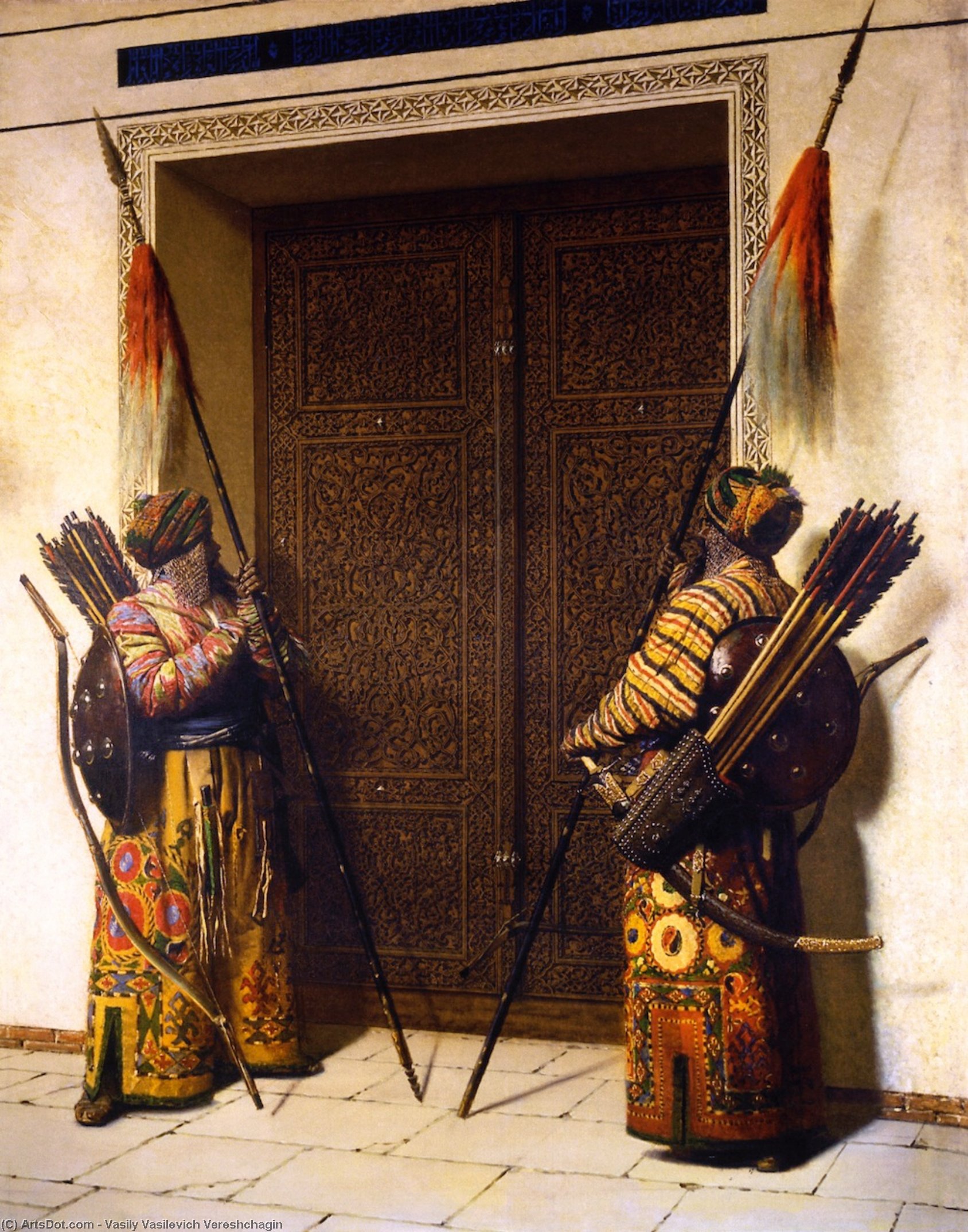 Wikioo.org - The Encyclopedia of Fine Arts - Painting, Artwork by Vasily Vasilevich Vereshchagin - The Doors of Timur (Tamerlane)