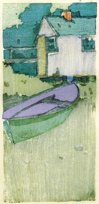 Wikioo.org - The Encyclopedia of Fine Arts - Painting, Artwork by Arthur Wesley Dow - The Dory