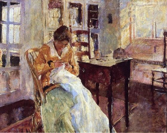 Wikioo.org - The Encyclopedia of Fine Arts - Painting, Artwork by Charles Webster Hawthorne - The Dress Maker