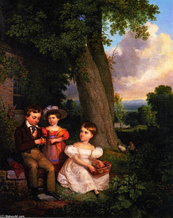 WikiOO.org - Енциклопедія образотворчого мистецтва - Живопис, Картини
 Asher Brown Durand - The Durand Children