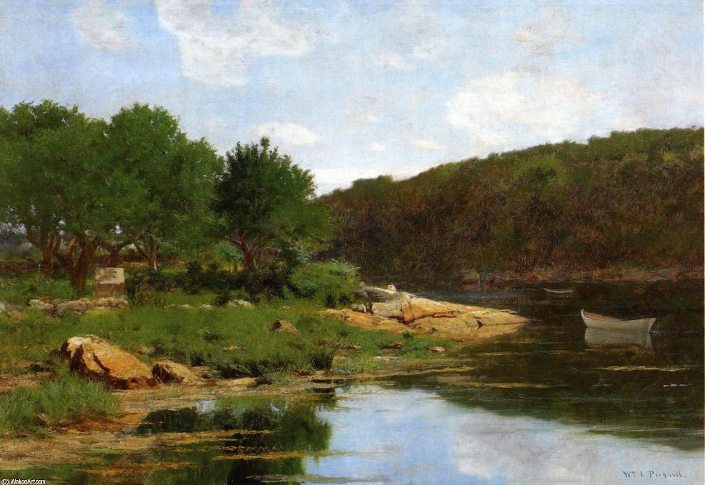 WikiOO.org - אנציקלופדיה לאמנויות יפות - ציור, יצירות אמנות William Lamb Picknell - Early Morning off Long Island