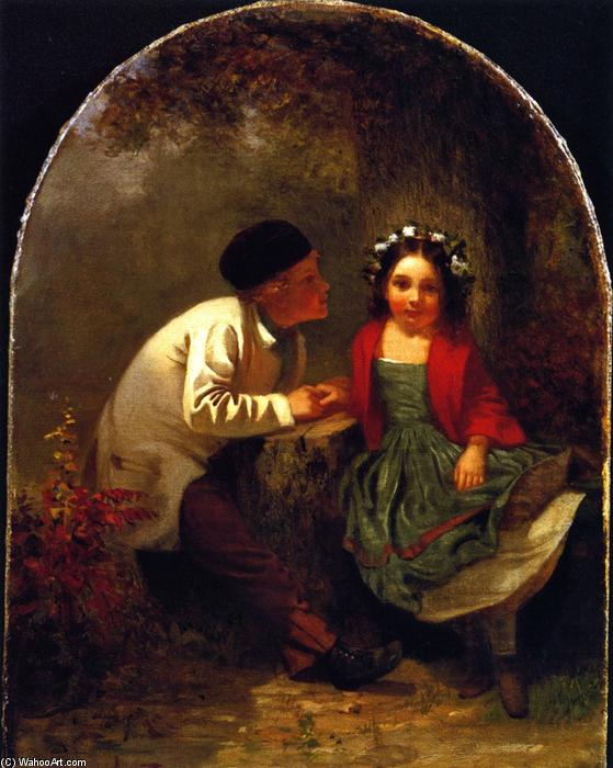 Wikioo.org - The Encyclopedia of Fine Arts - Painting, Artwork by John George Brown - Early on the Stump