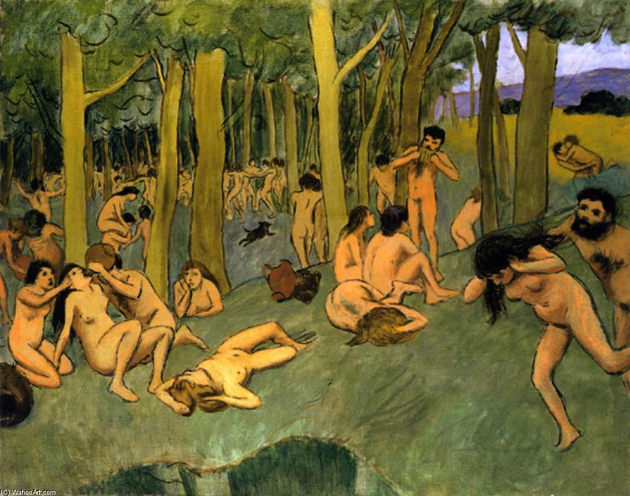 Wikioo.org – L'Encyclopédie des Beaux Arts - Peinture, Oeuvre de Federico Zandomeneghi - Un paradis terrestre