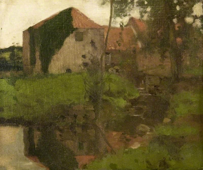 Wikioo.org - The Encyclopedia of Fine Arts - Painting, Artwork by David Gauld - East Linton Mill